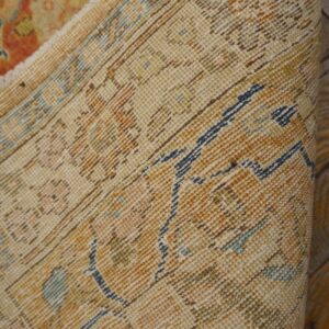 Close-up of the weave and faded pattern of the vintage rug by Rugs On Net. by Rugs On Net