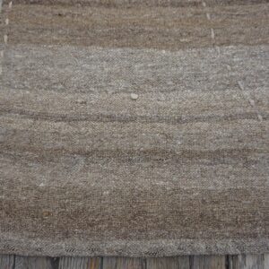 Close-up of the natural fiber texture of the Neutral Striped Kilim Rug by Rugs On Net. by Rugs On Net