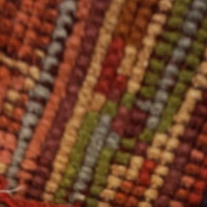 Close-up of the colorful woven texture of the Oriental Runner Rug by Rugs On Net. by Rugs On Net