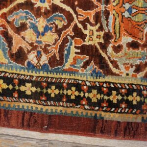 Close-up of the border detail on the Oriental Rug by Rugs On Net. by Rugs On Net