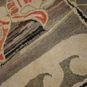 Close-up of the textured, abstract pattern in the 'Abstract Striped Rug' by Rugs On Net. by Rugs On Net