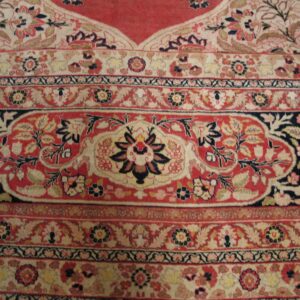 Close-up of a floral border design on a traditional rug by Rugs On Net. by Rugs On Net