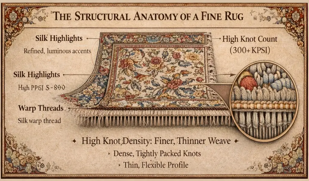 The structural anatomy of fine rugs by rugs on net