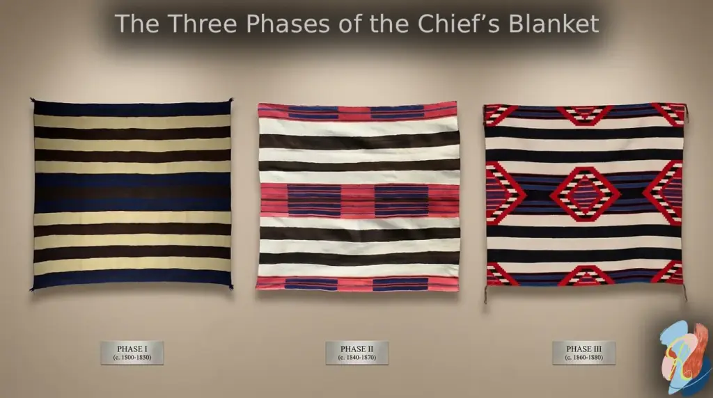 The three phases of the chief’s blanket side by side comparison by rugs on net