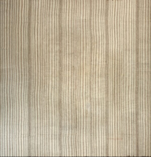 Vintage 1930s northwest persian wool flat weave borderless minimalist design cream rug by rugs on net