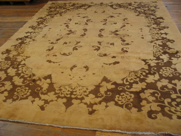 Ornate floral pattern on fabric