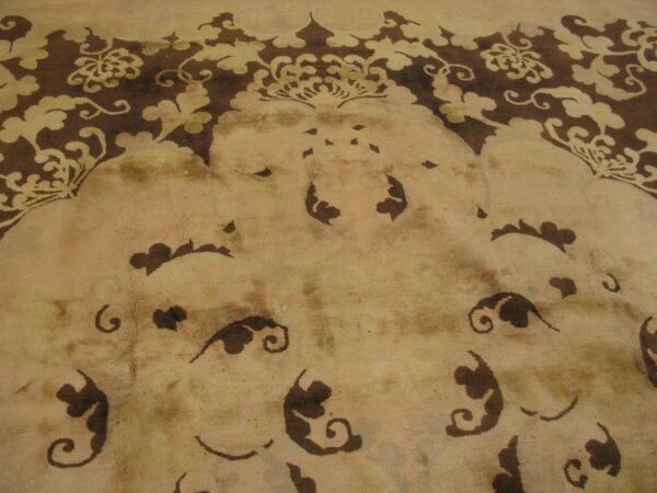 Antique chinese, art deco rug 8'9" x 11'4"