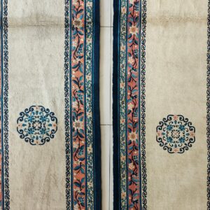 Vintage 1980s Pair of Chinese Peking Carpets