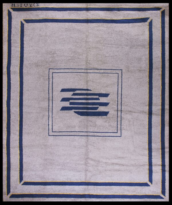 Early 20th century spanish art deco carpet ( 11'10" x 14'3" - 360 x 435 )