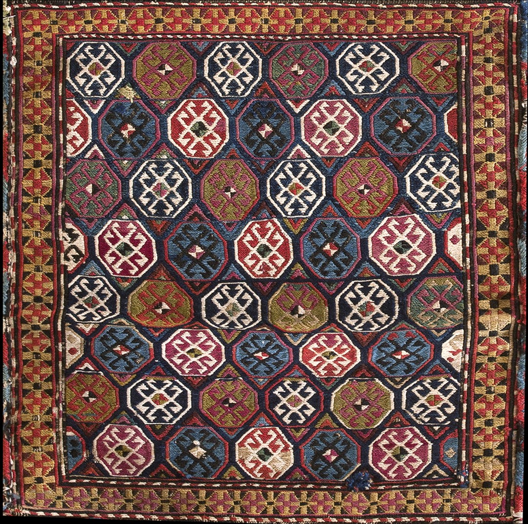 Antique soumak persian multicolor 1900s rug