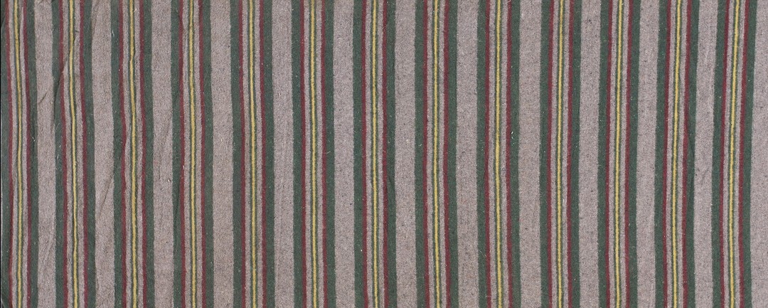 Antique striped pattern american flat weave hallway runner rag rug