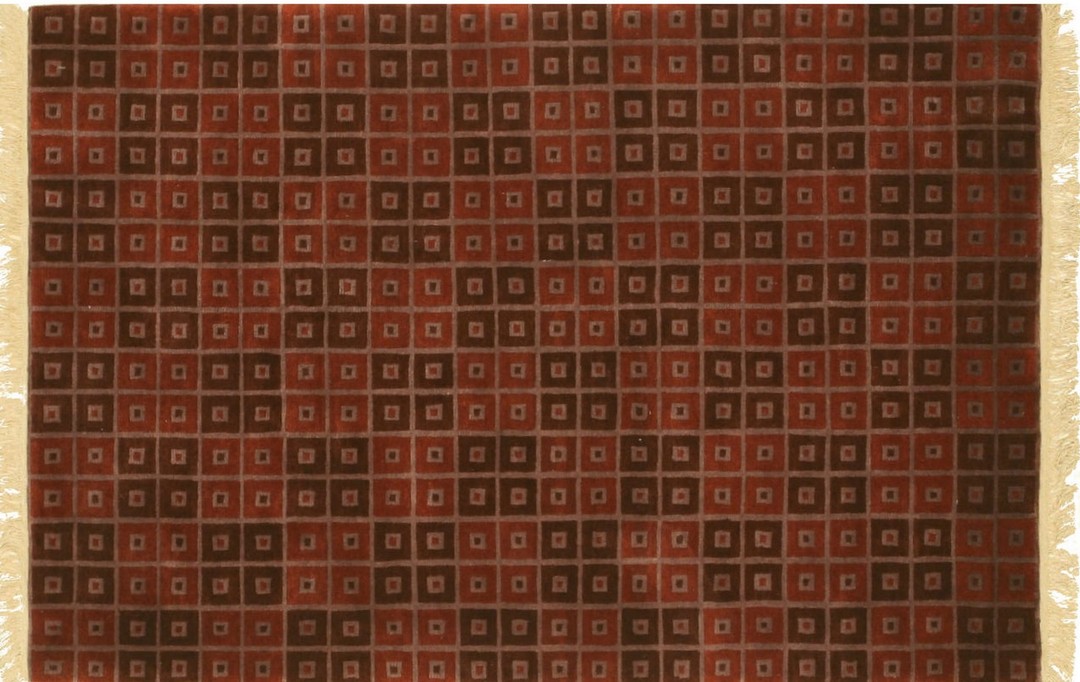 Sarrah serene multicolor hand knotted wool rug