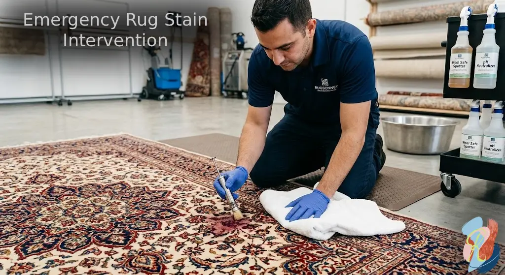 Emergency rug stain removal / intervention by rugs on net