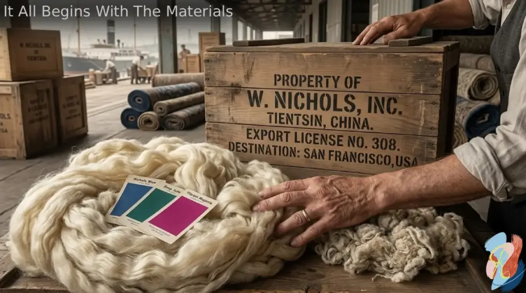 Walter nichols high grade rug weaving materials by rugsonnet