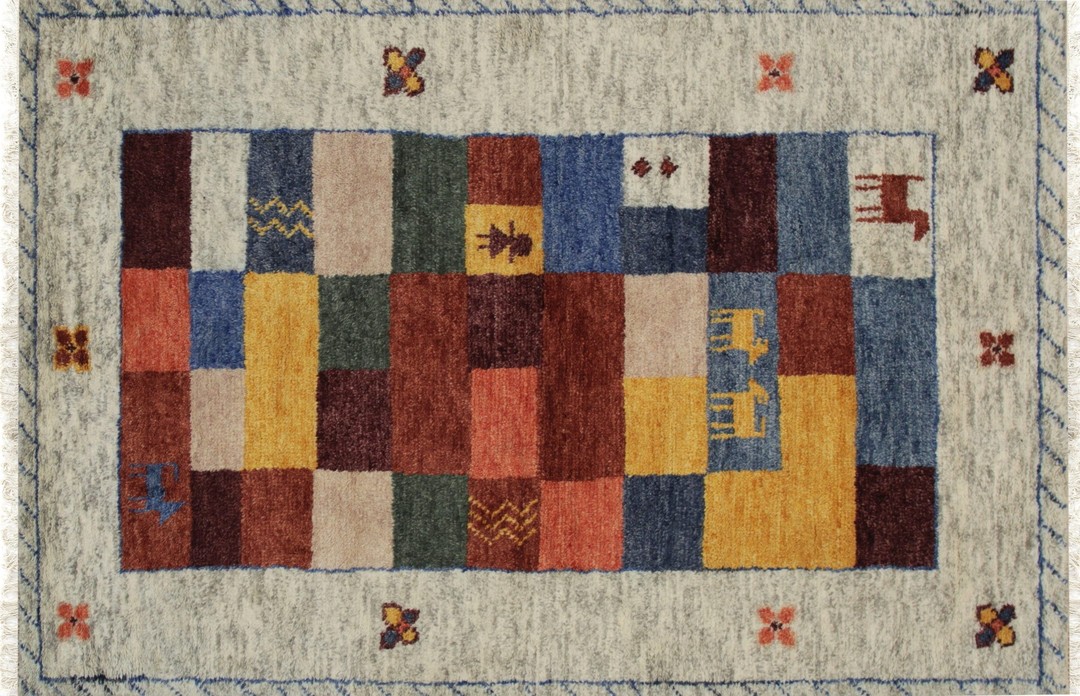 Willow talia ivory hand-knotted wool rug