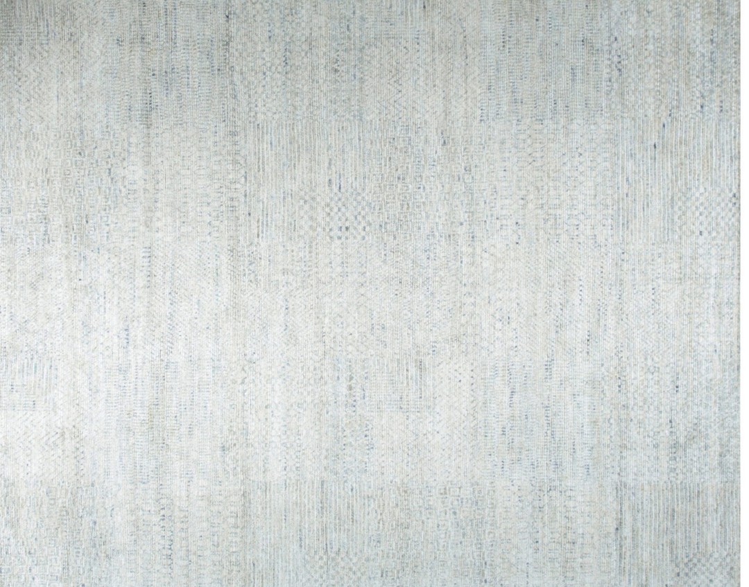 Luna chloe green hand knotted silk rug