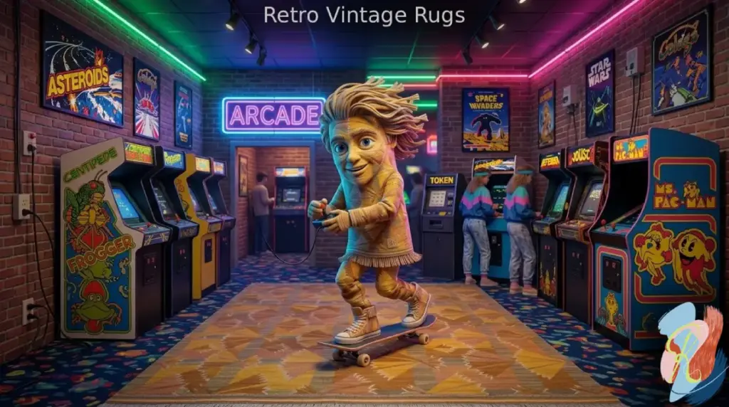 Retro Vintage Rugs and Carpets by RugsOnNet