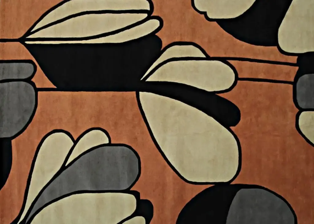 Contemporary Graphic Pop  Inspired New Rug by RugsOnNet