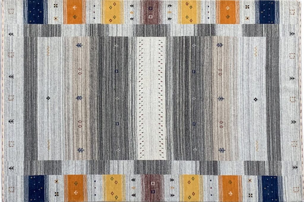 Contemporary Tribal Persian Gabbeh Design New Rug By RugsOnNet