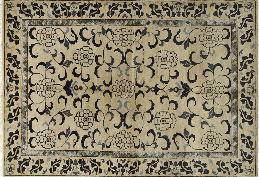 New Chinese Design Contemporary Area Rug by RugsOnNet