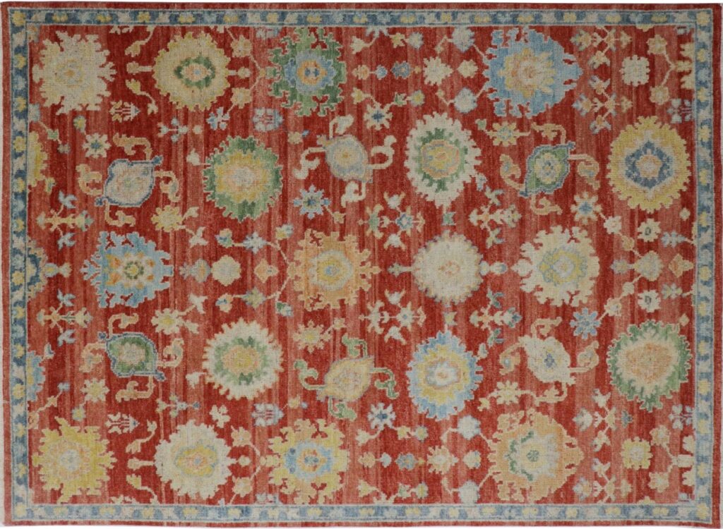 New Persian Sultanabad Design Contemporary Rug by RugsOnNet
