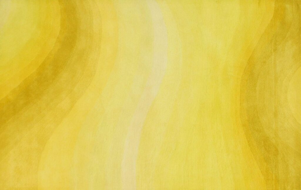 Soft Yellow Contemporary Minimalist Scandinavian Inspired Pile Rug by RugsOnNet