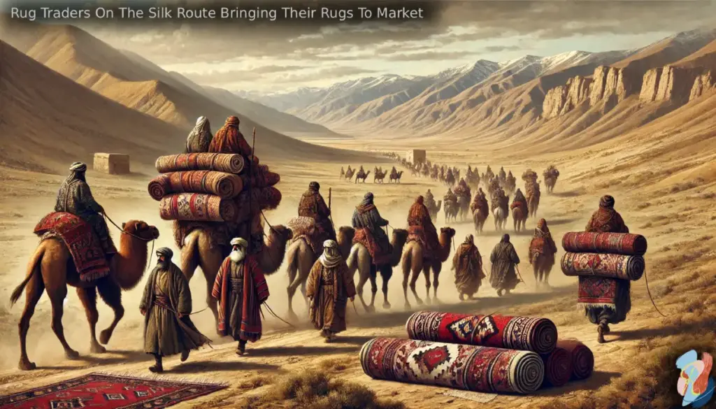 Rug Traders Making Their Way Through The Silk Route To Bring Their Antique Rugs To Market by RugsOnNet
