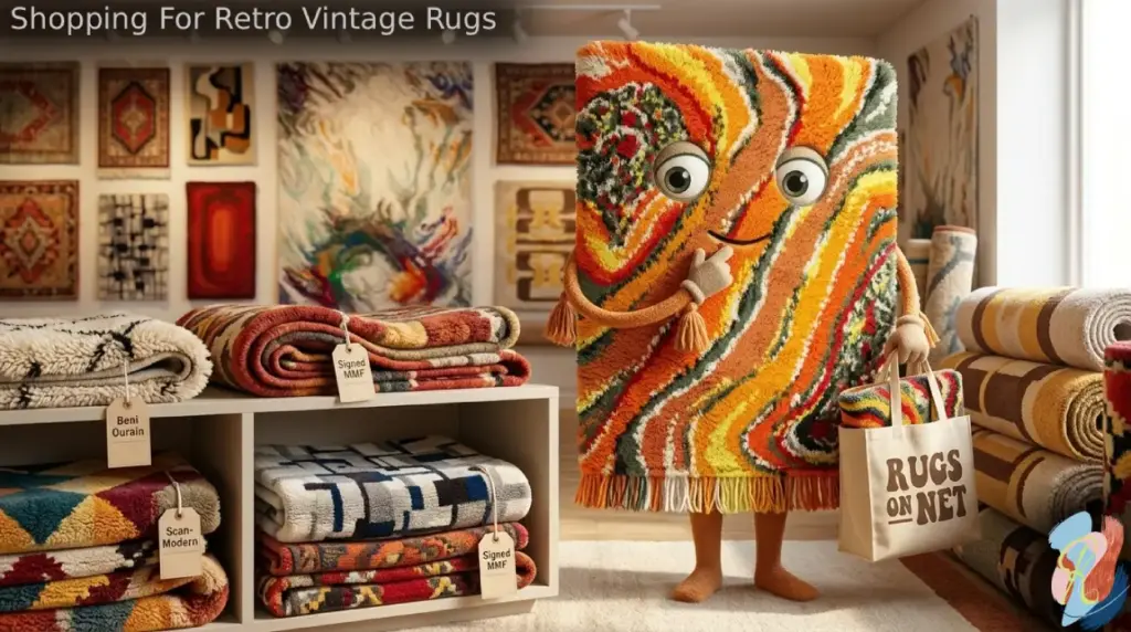 Buying and Shopping For Retro Vintage Rugs at RugsOnNet