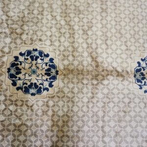 Antique Chinese Gallery Carpet 8'8"×18' Beige Field, Animal Geometric Design, 1920s - detail view 4