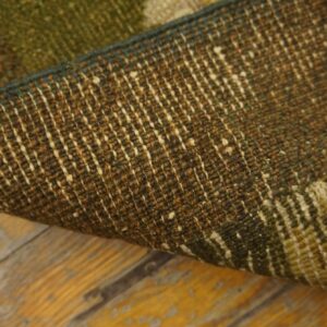 Antique French Empire Savonnerie Carpet 8'×13'6" Green & Pink, Circa 1820 - detail view 8