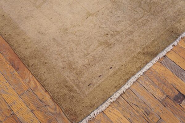 Antique indian amritsar rug, hand-knotted wool, punjab - detail view 2