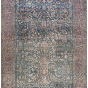 Antique N.E. Persian Khorassan Moud Carpet, Early 20th Century, Hand-Knotted Wool
