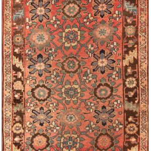 Antique Persian Bijar Rug, Hand-Woven Wool