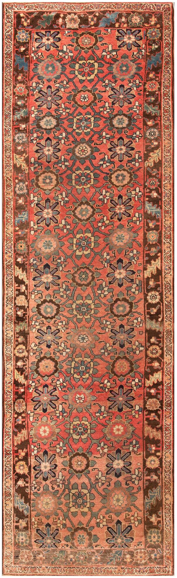 Antique persian bijar rug, hand-woven wool 1 Antique persian bijar rug, hand-woven wool