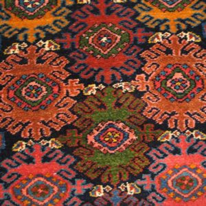 Antique Persian Malayer Rug, Hand-Knotted Wool, West-Central Persia - detail view 1