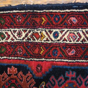 Antique Persian Malayer Rug, Hand-Knotted Wool, West-Central Persia - detail view 2