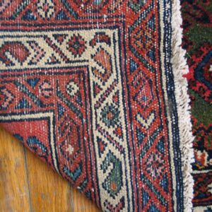 Antique Persian Malayer Rug, Hand-Knotted Wool, West-Central Persia - detail view 3