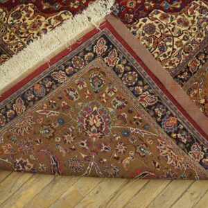 Antique Persian Moud Rug, Hand-Knotted Wool, Northeastern Persia (Khorassan) - detail view 2