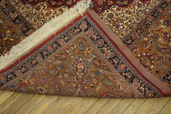 Antique persian moud rug, hand-knotted wool, northeastern persia (khorassan) - detail view 2
