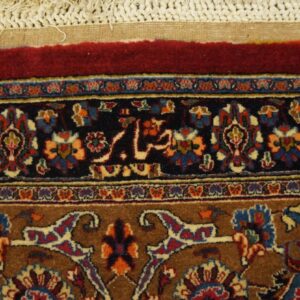 Antique Persian Moud Rug, Hand-Knotted Wool, Northeastern Persia (Khorassan) - detail view 6