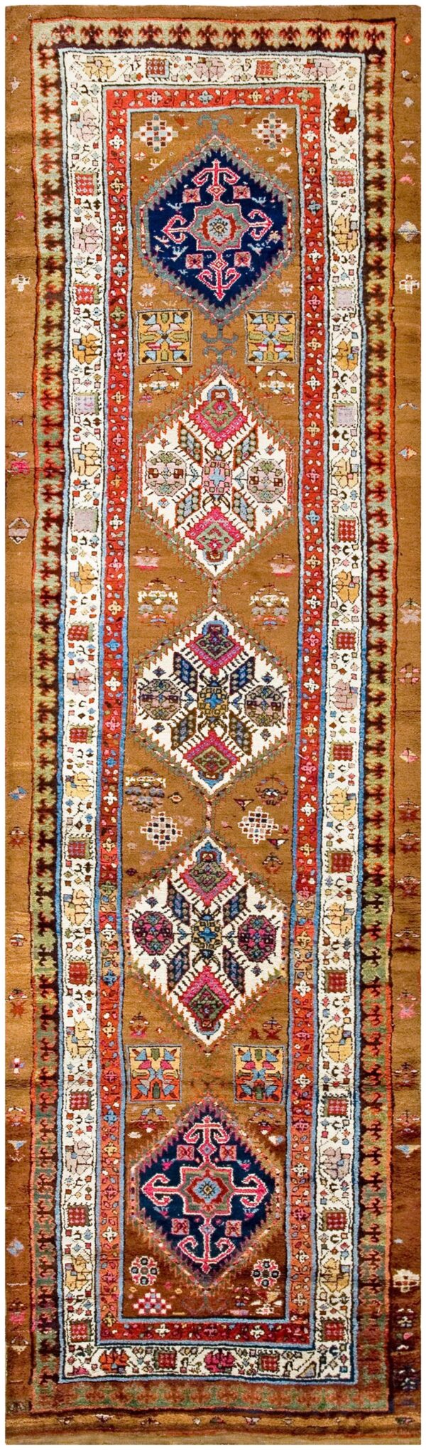 Antique persian serab rug, hand-knotted wool, northwestern persia 1 Antique persian serab rug, hand-knotted wool, northwestern persia