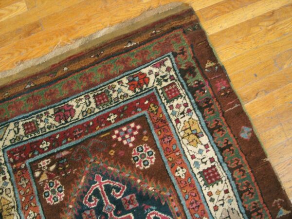 Antique persian serab rug, hand-knotted wool, northwestern persia 3 Antique persian serab rug, hand-knotted wool, northwestern persia - detail view 2