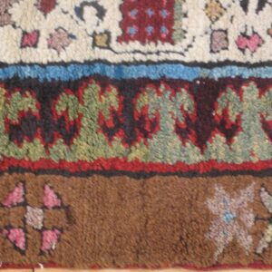 Antique Persian Serab Rug, Hand-Knotted Wool, Northwestern Persia - detail view 3