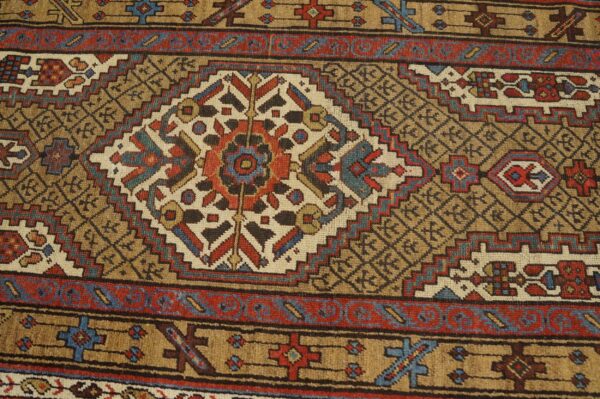 Antique persian serab rug, hand-knotted wool, northwestern persia - detail view 3