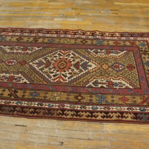 Antique Persian Serab Rug, Hand-Knotted Wool, Northwestern Persia - detail view 5
