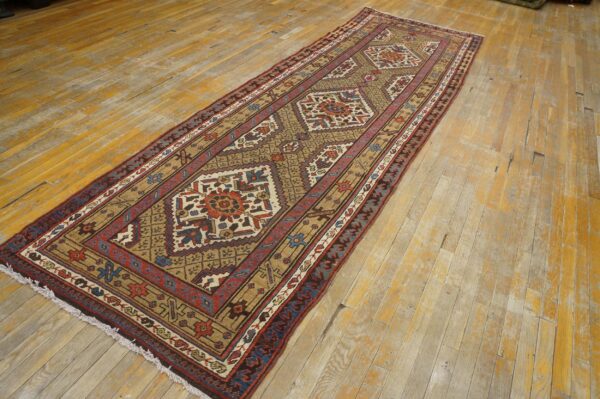 Antique persian serab rug, hand-knotted wool, northwestern persia - detail view 6