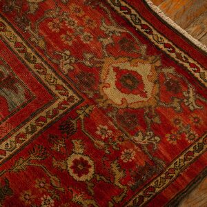 Antique Persian Sultanabad Carpet 13'×18'8" Multicolor, Hand-Knotted Wool, Circa 1890 (SKU 26097) — corner detail