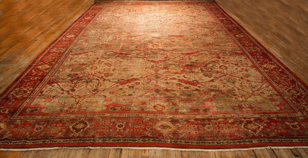 Antique persian sultanabad carpet 13'×18'8" multicolor, hand-knotted wool, circa 1890 (sku 26097) — alternate view