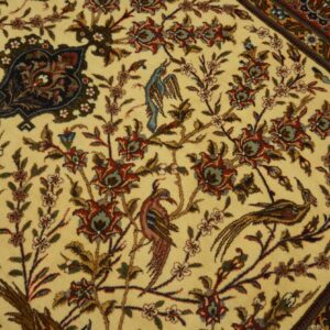 Antique Persian Tabriz Rug 5'9"Ã—8'10" Hand-Knotted Wool - detail view 3