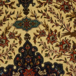 Antique Persian Tabriz Rug 5'9"Ã—8'10" Hand-Knotted Wool - detail view 5